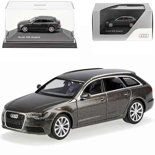 A*u*d*i.A6 A 6 Avant Ab 2011 C7 C 7 Dakota Grau Braun Ho H0 1/87 Herpa Modellauto Modell Auto