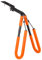 Shkalacar Surfboard Bike Rack, Fahrrad-surfbrettständer Sets Mount to Seat Posts, Leichter Aluminium-Surfbrettträger für Sport im Freien(Orange)