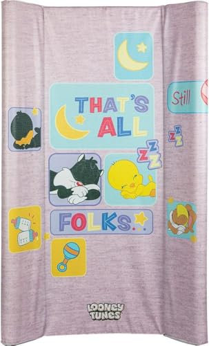 Piano Cambio per Neonati - Fasciatoio Pratico e Sicuro (Looney, Con Sponde)