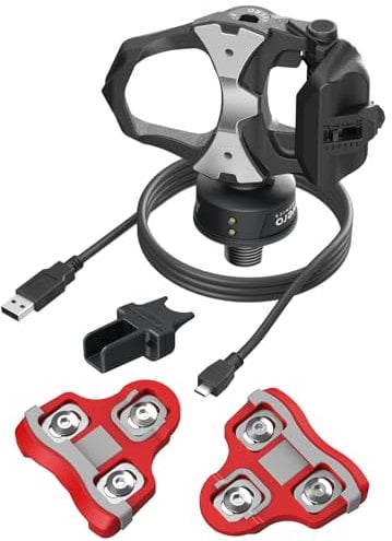 Favero Upgrade Kit UNO into Duo with Cleats (0 Degree Float, Red) Bundle