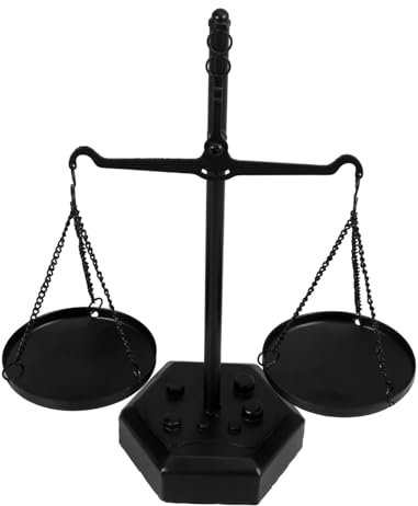 Cabilock Metall-balance-dekoration Vintage-justizrechtsskala Kosmetikhalter Aus Metall Waage-ausstellungstablett Tragbare Miniwaage Waage-dekoration Antikes Aufbewahrungstablett Mini Waage