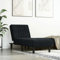 LAPOOH Chaiselongue Schwarz Samt, Relaxliege Wohnzimmer, Relaxsessel, Lesesessel, Ruhesessel, Bettsofa 352829