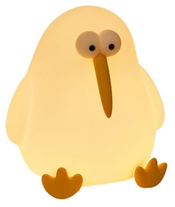 Xnuiasqe Cute Baby Night Light for Kids Rechargeable Dimmable Silicone Nursery Toddler Animal Nightlight Fun Decor for Children