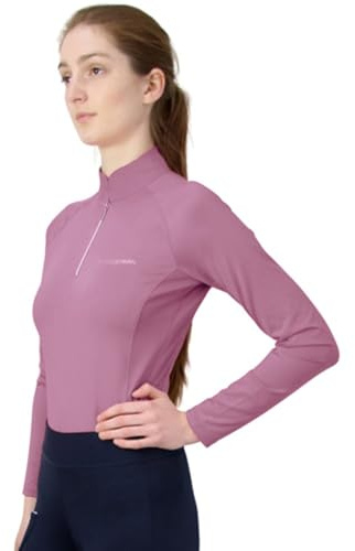 HY EQUESTRIAN Synergy Base Layer - Grape - Small