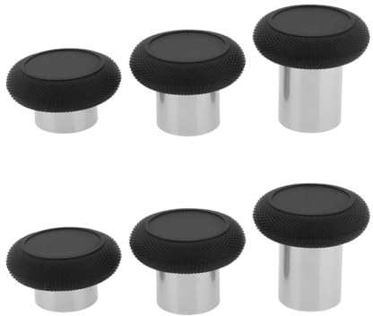 YINETTECH 1 Set Game Thumbsticks Analog Sticks Caps Kompatibel mit King Kong PRO2 NS08 09 Schwarz