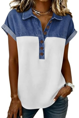 Top Femme Été Fashion Yoga Tee Shirt Manche Courte Grande Taille Col V Comfy Tee-Shirt Femmes Bouffante Imprimée