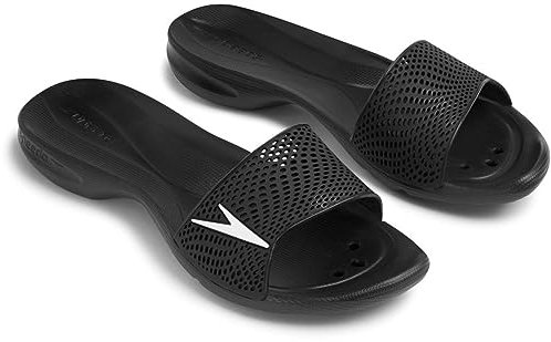 Speedo Damen Atami II Max Pantoletten, Schwarz (Schwarz/Weiss 3503), 7