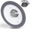 STONELINE®, Set Universale di coperchi in Vetro (con plastica), Acciaio Inox, 24/26/28
