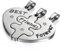 JewelryWe Schmuck 2 Freundschaftsketten Edelstahl Best Friends Forever Herz Puzzle Partner-Anhänger mit 45cm Kette Halskette für Damen Herren Valentinstag Paar Geschenk Silber