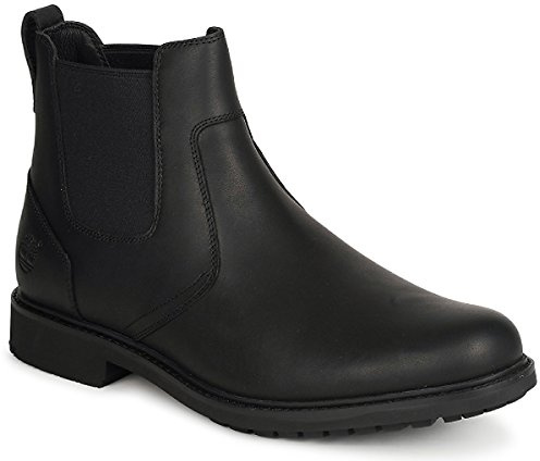 Timberland Men's Stormbucks Chelsea Sneaker, Black Full Grain, 10.5 UK