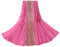 UK_Stone Damen Chiffon Einfarbig Muslimische Hijab Kopftuch Kopfbedeckung Islamischen Hijab Schal Indische Turban-Hüte Turbanmütze mit Champagner Muster, Rose Rot