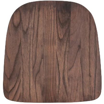 Flash Furniture Chaises de Restaurant colorées en métal, Bois, Noyer Rustique, 4er-Packung