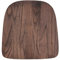 Flash Furniture Chaises de Restaurant colorées en métal, Bois, Noyer Rustique, 4er-Packung