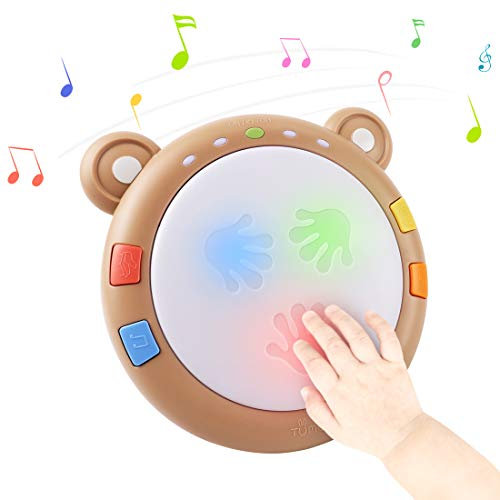 tumama Jouet Musical Bébé,Tambour Musical Jouet Interactif Cadeau,Jeux électroniques pour Enfants,Jouets D'éveil Musicaux,Jouet éducatif précoce Instruments de Musique pour Les Enfants