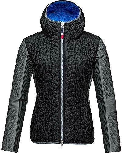 Rossignol Damen Palmares Hood Jacket Weste, schwarz, 2XL