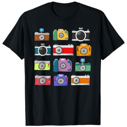 Photographer T-Shirt Camera Photography Retro Journalist T-Shirt