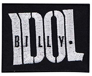 LipaLipaNa Billy Idol Aufnäher Besticktes Patch zum Aufbügeln Applique
