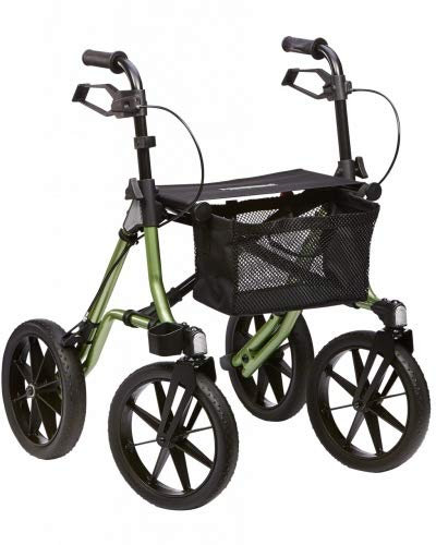 Dietz Rollator TAiMA XC mit PU-Bereifung für Erwachsene in Grün aus Aluminium