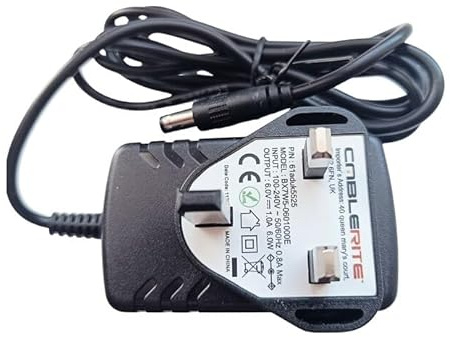 6v power supply adapter for UA-651 Upper Arm Blood Pressure Monitor A&D Instruments - psu plug cable