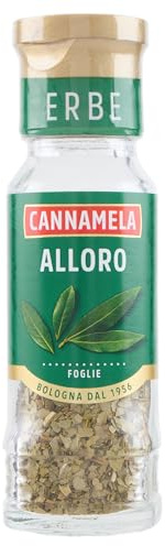 Cannamela, Linea Maxi Oro, Foglie di Alloro Macinate, Confezione da 19g, Ideali per Marinare Carni e Selvaggina, Insaporire Brasati e Arrosti, Zuppe di Legumi, Liquori e Decotti