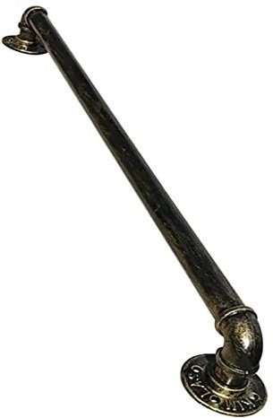 ZINIUKEJI Wandhandläufe Geländer Vintage Bronze Handlauf für Treppenstufen Handlauf Geländer drinnen und draußen Haltegriff Geländer, Treppengeländer für ältere Kinder (Size : 60cm)
