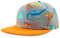 SEYUFN Kinder Baseballmütze Baby Mädchen Jungen Kappe Cap Baseballkappe mit Flacher Krempe für Kinder Jungen Sport Hut mit Cartoon-Muster Mädchen (N-Grau-Orange-Dinosaurier, 2-4 Jahre(52cm))