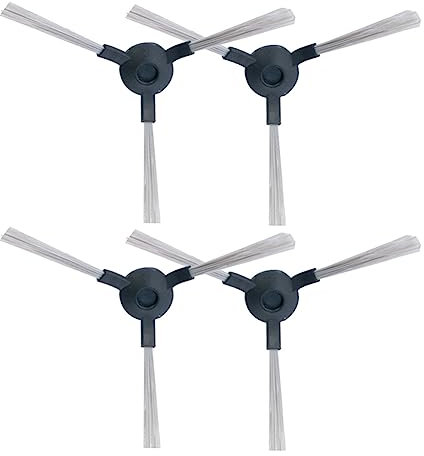 4 spazzole Laterali compatibili con Le Parti di Ricambio per aspirapolvere Robot per Inse E3 Plus E6
