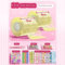 Nano Tape Blow Bubble Dekompressionsball Bunte Blasen, doppelseitiges Set Flash Tape Tape Tape mit Nano Crafts Strohhalmen