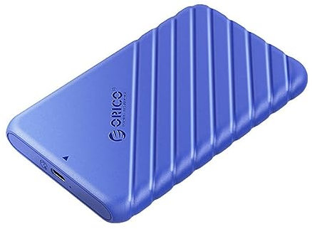 Orico 25PW1C-C3-BL-EP 2,5-HDD-/SSD-Gehäuse Laufwerkgehäuse, 6 Gbit/s, USB-C 3.1 Gen1 Blau