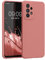 kwmobile Housse Compatible avec Samsung Galaxy A33 5G Coque - Housse de téléphone Protection Souple en TPU Silicone - Rose d'hiver
