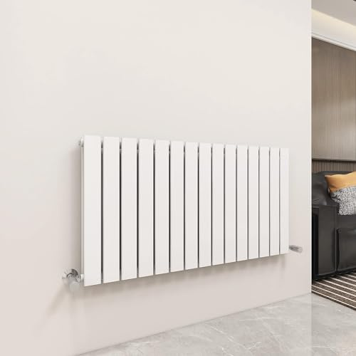 mcc direct Vertical Radiator Double Flat Panel 600x1020mm Designer Vertical Radiator (White)