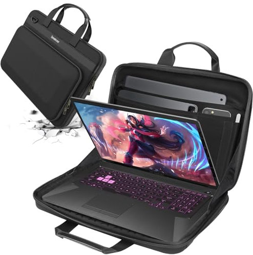 Smatree Custodia rigida da 17-18 pollici per HP OMEN Laptop 17 Series/ 17t Series, per portatili da gioco MSI da 17,3 pollici Vector GP76 /GP76 HX/GE76 Raider/GE76 DRAGON TIAMAT Series Case (A800XL)
