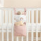 Babybett Aufbewahrungstasche, Windeln Babybetttasche, Babybett Organizer Hängend, Organizer Babybett, Bett Organizer Kinder zum Aufhängen von Windeln Kinder Spielzeug (Regenbogen)
