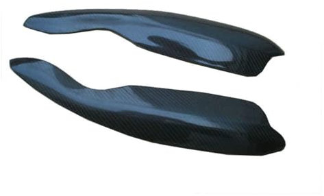 WHXZQ Ersatz für Smart fortwo (451) 2009-2014 Scheinwerfer-Augendeckel-Abdeckung, 2 Stück Frontscheinwerfer-Augenbrauen-Abdeckung, Auto-Außenverkleidung