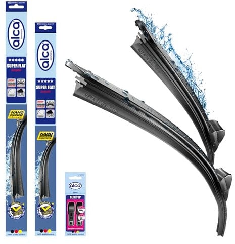 alca® Scheibenwischer passend für AUDI Q3 (06.2011-10.2018) SUPER FLAT Flachbalkenwischer