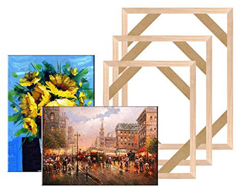 DOBRVVGT Holzbilderrahmen, Holzkeilrahmen DIY Ölgemälde Leinwand-Druck Gemälderahmen Galerie Leinwand Keilrahmen Home Decoration (40x50cm)