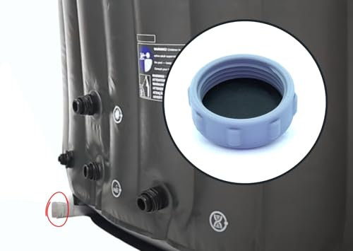 Hot Tub Drainage Cap Compatible with Wave Spa Hose Pipe Drain Valve Blanking End Caps
