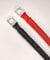 Câbles de batterie 50 cm – Rouge et noir – 35 mm² (2 AWG) – Systèmes 12 V, 24 V, 48 V (jusqu'à 100 V) – Câble en caoutchouc flexible et durable – Câbles de batterie/onduleur pour véhicules,