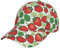 Casquette de baseball unisexe réglable à motif fraise, casquette légère et respirante pour sport de plein air, noir, Taille unique