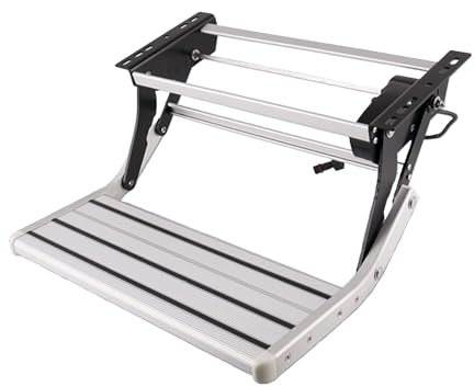 Camping Car Marche Pied,Une Seule Couche Marchepied Électrique Marche,Marche En Aluminium Pour Caravane
