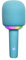 Warmiehomy Kids Karaoke Microphone for Girls & Boys with LED Lights - Wireless Bluetooth Speaker - Home KTV Singing Player - Blue