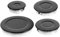 HOMSFOU Concave Cooker Hat Gas Stove Burners Black Flame Cap Efficient Multiburner Design for Versatile Cooking and Optimal Heat Distribution