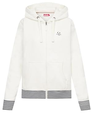 derbe Zip Hoodie Robbenschnute Striped Women