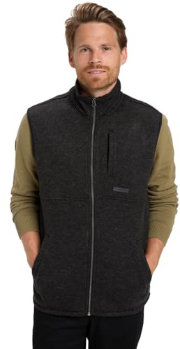 Quiksilver Keller Vest Fleecepullover schwarz L