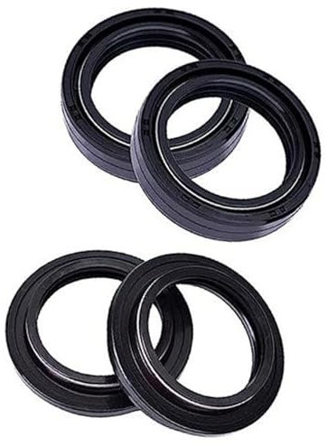 JINFOLI 35x47x10,5 vorne, Gabelaufhängung, Dämpfer, Öldichtung, Staubschutz, for Aprilia, Atlantic EU3 125 ETX125 ETX 125 SCARABEO 125 ROTAX Ölstaubdichtungssatz für die Vorderradgabel(2X Cover)