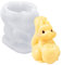 Moules à bougies en silicone 3D en forme d'écureuils en forme d'animaux, moules de plâtre, moules de cuisson, moules de fabrication de bougies