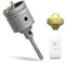 METOTY Foret pour scie cloche, 65 mm, avec adaptateur SDS Plus, 110 mm, pour maçonnerie, brique, béton, ciment, pierre, scie concrète