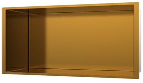 Baodiale Niche Murale de Salle de Bain en Acier Inoxydable Porte-Savon rectangulaire encastré pour assemblages scellés Moderne