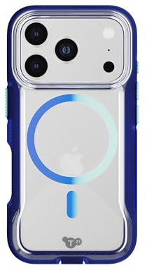 Tech21 iPhone 17 Pro EvoPro with MagSafe Electric Blue/Jelly Mint