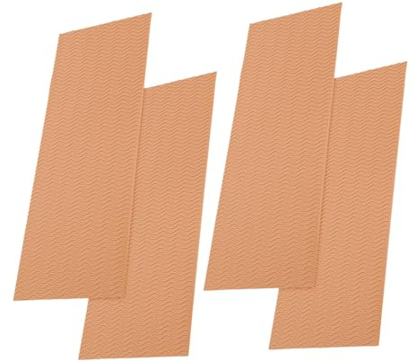 Rutschfeste Schuhpolster 4 Stück-pack aus Silikon, Selbstklebend Khaki
